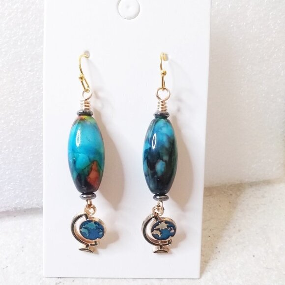 Hand Crafted Jewelry - Globe Trotting! Summer Vacay! Spring Break! I've got your Traveling Earrings!
